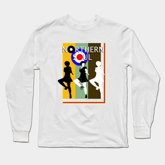 Northern Soul #2 Long Sleeve T-Shirt by SiSuSiSu